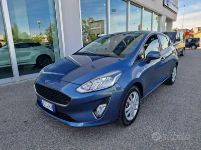 Usata Ford Fiesta 75 CV (55 kW) 2020 Azzurro Utilitaria