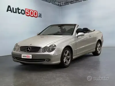 Usata Mercedes CLK200 Elegance 163 CV (119 kW) 2003 Grigio Cabrio