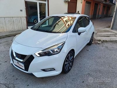 Usata Nissan Micra N-Connecta 89 CV (65 kW) 2017 Bianco Berlina
