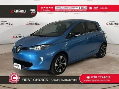 Usata Renault Zoe Intens 80 kW (109 CV) 2019 Blu Utilitaria