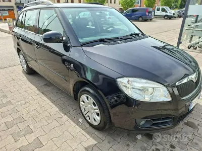 Usata Skoda Fabia Style 69 CV (50 kW) 2008 Nero Station wagon