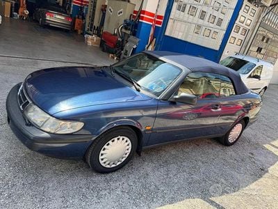 Usata Saab 900 Cabriolet 131 CV (96 kW) 1995 Blu Cabrio