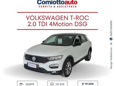 Usata VW T-Roc Style 150 CV (110 kW) 2019 Bianco SUV
