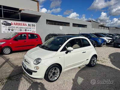 Usata Fiat 500 Lounge 95 CV (69 kW) 2016 Bianco Utilitaria