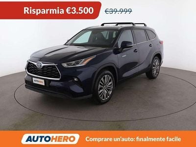 Usata Toyota Highlander Lounge 190 CV (139 kW) 2022 Blu/azzurro SUV