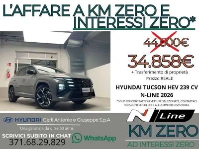 Nuova Hyundai Tucson N Line 179 CV (131 kW) 2026 Shadow grey SUV