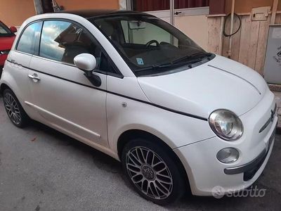 Usata Fiat 500 Lounge 69 CV (50 kW) 2009 Cabrio