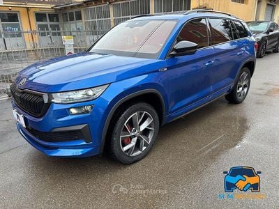 Usata Skoda Kodiaq SportLine 150 CV (110 kW) 2023 Blu race SUV