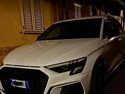 Usata Audi A3 S-Line 150 CV (110 kW) 2021 Bianco Berlina