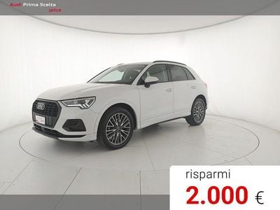 Usata Audi Q3 Advanced 150 CV (110 kW) 2023 Bianco ghiacciaio metallizzato SUV
