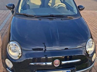 Usata Fiat 500 Lounge 69 CV (50 kW) 2012 Blu Cabrio
