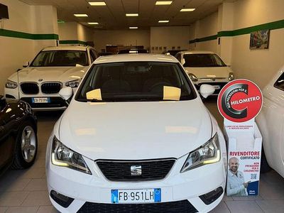 Usata Seat Leon CONNECT 75 CV (55 kW) 2015 Bianco Berlina