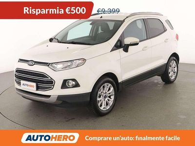 Usata Ford Ecosport Titanium 125 CV (91 kW) 2017 Bianco SUV