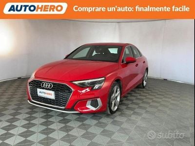 Usata Audi A3 Advanced 150 CV (110 kW) 2022 Rosso Berlina