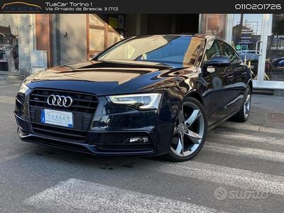 Usata Audi A5 Sportback S-Line 190 CV (139 kW) 2015 Blu Utilitaria