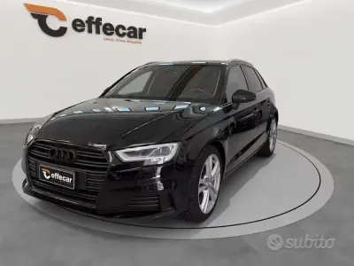 Usata Audi A3 Sport 150 CV (110 kW) 2019 Nero Berlina