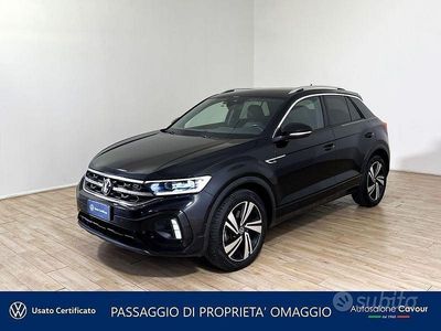 Usata VW T-Roc R-line 150 CV (110 kW) 2022 Nero SUV