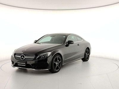 Usata Mercedes C220 Premium 170 CV (125 kW) 2019 Nero Coupé