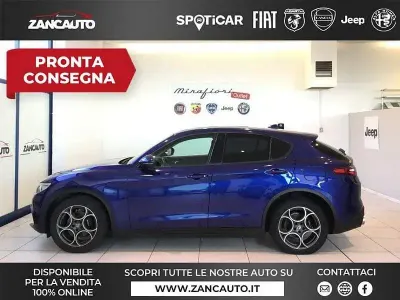 Gebraucht Alfa Romeo Stelvio Business 190 PS (139 kW) 2021 Blau SUV