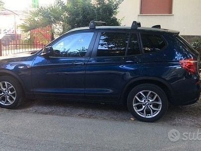 Usata BMW X3 Efficient Dynamics 184 CV (135 kW) 2011 Blu SUV