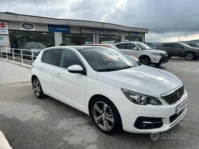 Usata Peugeot 308 Allure 131 CV (96 kW) 2018 Bianco Berlina