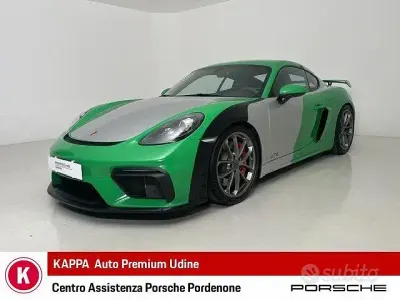 Usata Porsche 718 Cayman GT4 420 CV (308 kW) 2023 Verde Coupé