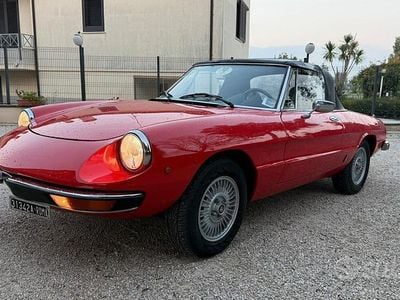 Usata Alfa Romeo Spider Veloce 1982 Rosso Cabrio