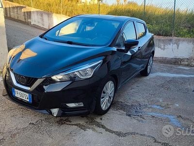 Usata Nissan Micra Visia 70 CV (51 kW) 2018 Nero Utilitaria