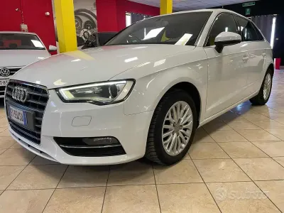Usata Audi A3 105 CV (77 kW) 2014 Bianco Berlina