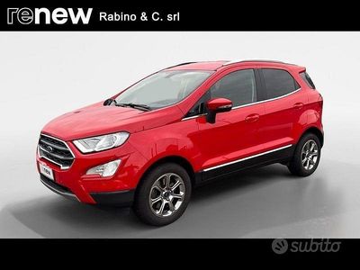Usata Ford Ecosport Titanium 100 CV (73 kW) 2019 Rosso SUV