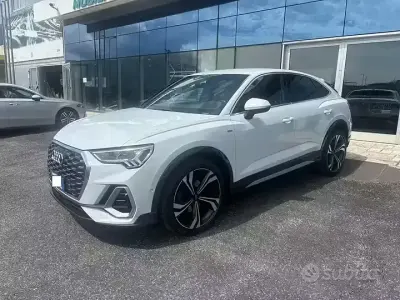 Usata Audi Q3 Sportback S-Line 150 CV (110 kW) 2020 Bianco SUV