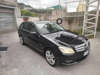 Usata Mercedes C200 Avantgarde 136 CV (100 kW) 2009 Nero Station wagon