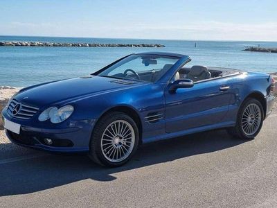 Occasion Mercedes SL55 AMG AMG 500 ch (367 kW) 2003 Bleue Cabriolet