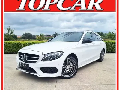 Usata Mercedes C220 Premium 170 CV (125 kW) 2017 Bianco Station wagon