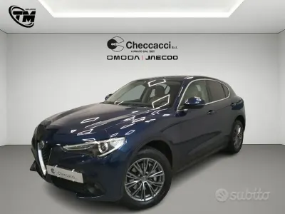 Brugt Alfa Romeo Stelvio Executive 190 HK (139 kW) 2018 Blå SUV