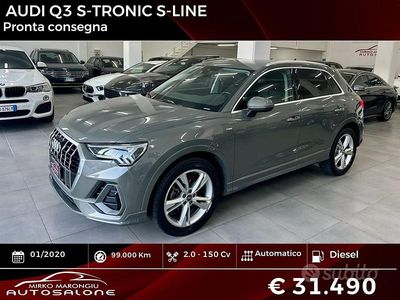 Usata Audi Q3 S-Line 150 CV (110 kW) 2020 Grigio SUV