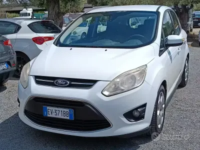 Usata Ford C-MAX 95 CV (69 kW) 2014 Bianco Monovolume