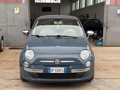 Usata Fiat 500 Lounge 69 CV (50 kW) 2009 Blu Cabrio