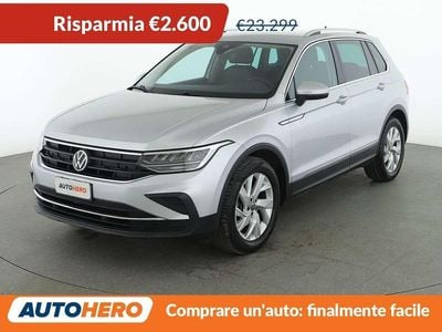Usata VW Tiguan Life 131 CV (96 kW) 2021 Argento SUV