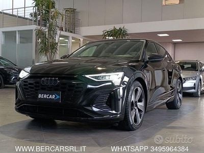 Usata Audi Q8 Sportback e-tron S-Line 300 kW (408 CV) 2023 Nero SUV