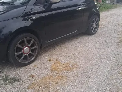 Usata Fiat 500 75 CV (55 kW) 2009 Nero Cabrio