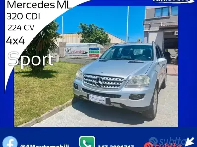Usata Mercedes ML320 224 CV (164 kW) 2006 Grigio SUV