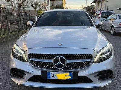 Usata Mercedes C200 Premium 150 CV (110 kW) 2018 Argento Berlina