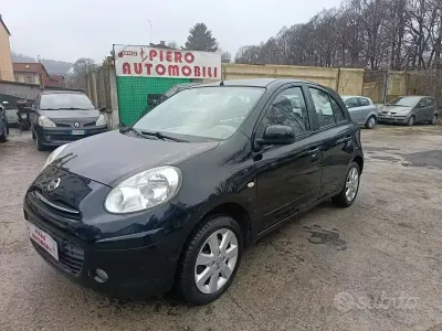 Usata Nissan Micra Comfort 80 CV (58 kW) 2012 Nero Utilitaria