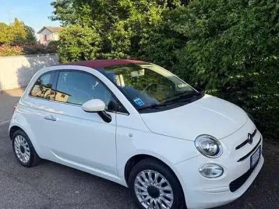 Usado Fiat 500C Lounge 69 CV (50 kW) 2018 Blanco Descapotable