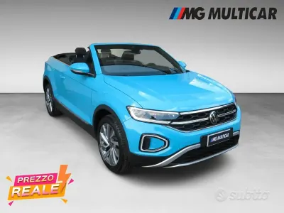 Usata VW T-Roc Cabriolet Style 150 CV (110 kW) 2023 Bluazzurro Cabrio