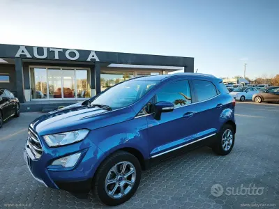 Usata Ford Ecosport Titanium 100 CV (73 kW) 2019 Blu/azzurro SUV