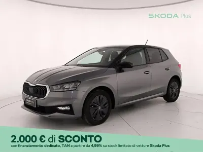 Usata Skoda Fabia 95 CV (69 kW) 2025 Grigio graphite metallizzato nero tulipano perlato Utilitaria