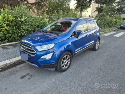 Usata Ford Ecosport Titanium S 99 CV (72 kW) 2018 Blu SUV
