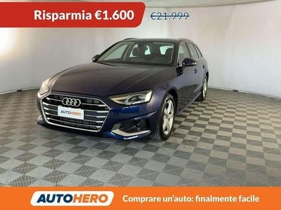 Usata Audi A4 Advanced 150 CV (110 kW) 2020 Blu Station wagon
